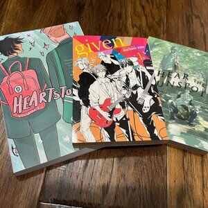 *Pride special!* Bundle of 3 BL graphic novels, manga